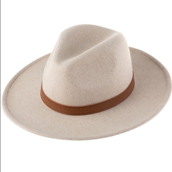 WIDE BRIM FEDORA HAT - Picture 2 of 3